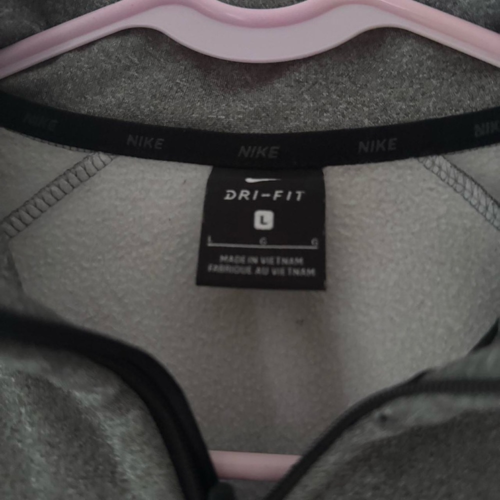 Nike Gray Quarter-Zip Jacket - image 2